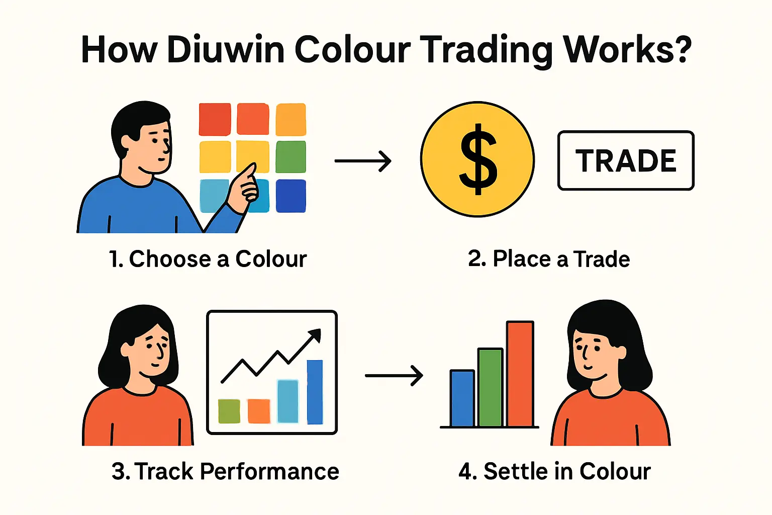 How Diuwin Colour Trading Works?